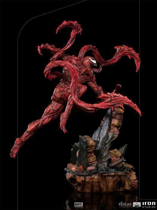 IRO28655 Venom 2: Let There Be Carnage - Carnage 1:10 Scale Statue - Iron Studios - Titan Pop Culture