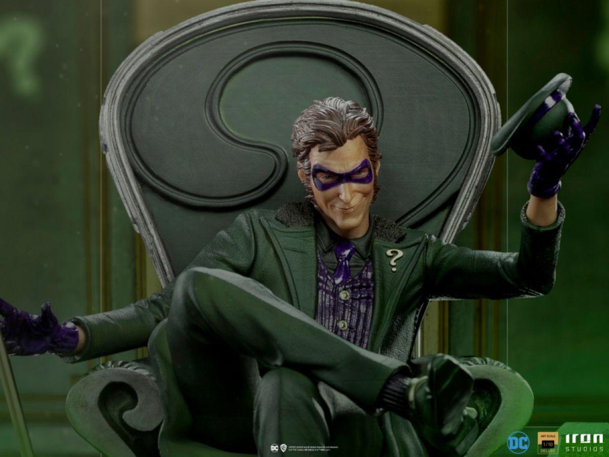 IRO29188 Batman - The Riddler Deluxe 1:10 Scale Statue - Iron Studios - Titan Pop Culture