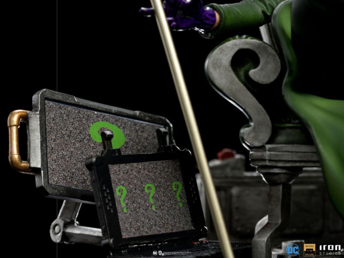 IRO29188 Batman - The Riddler Deluxe 1:10 Scale Statue - Iron Studios - Titan Pop Culture