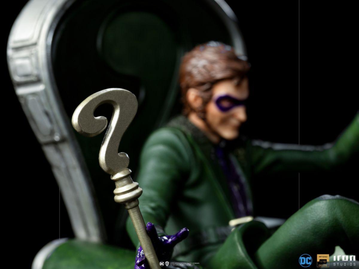 IRO29188 Batman - The Riddler Deluxe 1:10 Scale Statue - Iron Studios - Titan Pop Culture