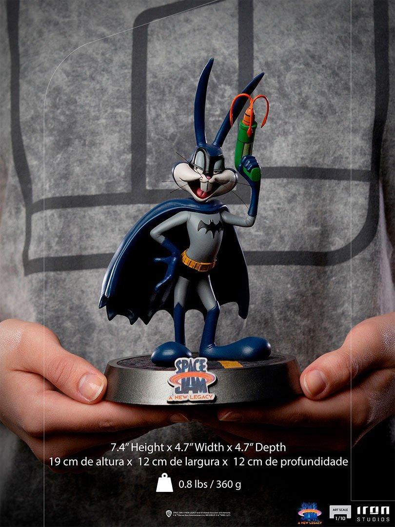 IRO29201 Space Jam 2: A New Legacy - Bugs Bunny Batman 1:10 Scale Statue - Iron Studios - Titan Pop Culture