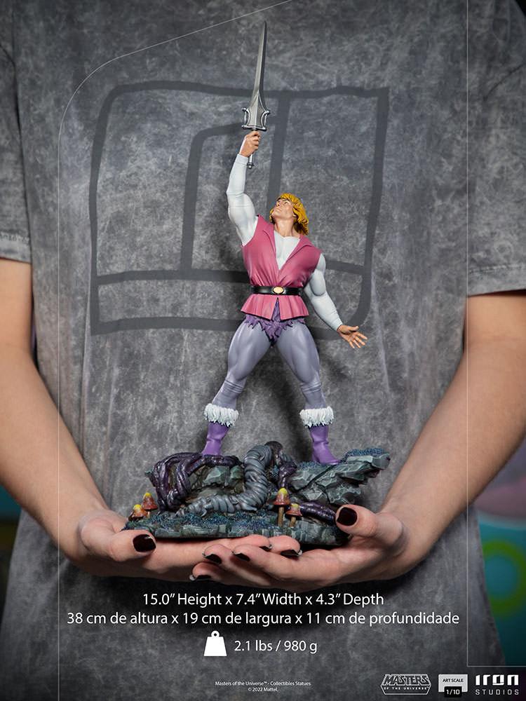 IRO29430 Masters of the Universe - Prince Adam 1:10 Scale Statue - Iron Studios - Titan Pop Culture