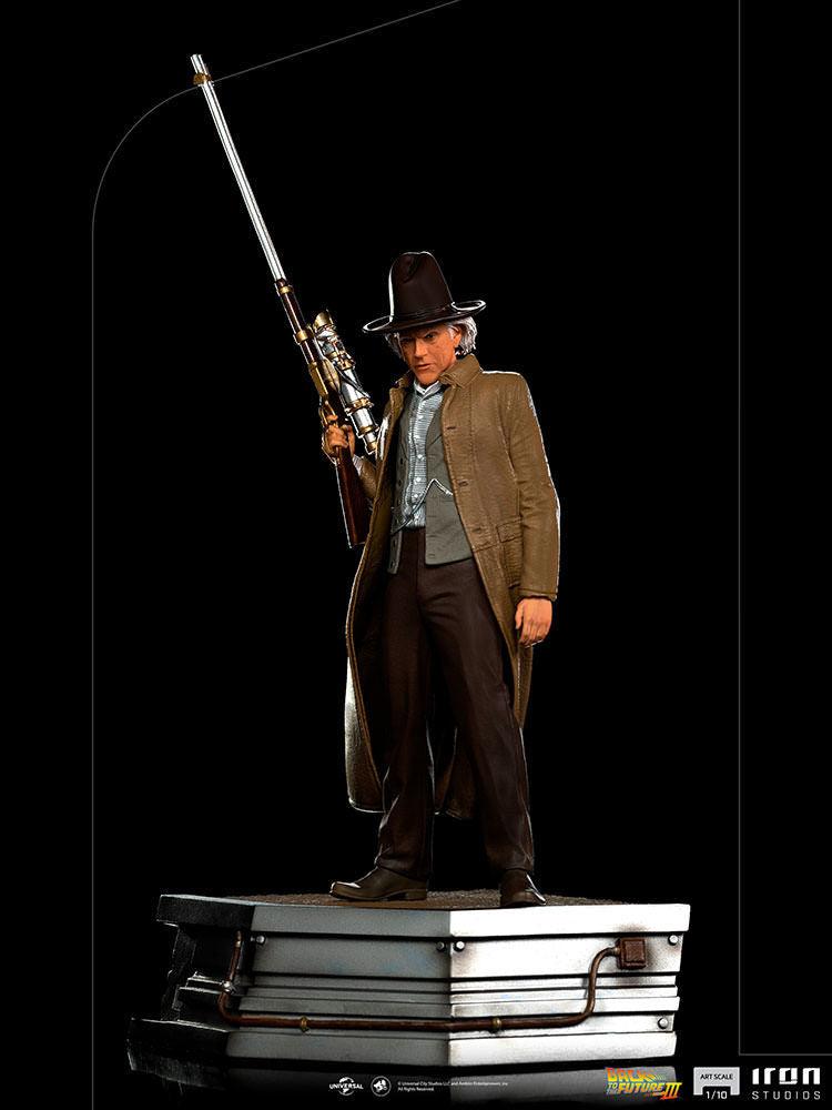 IRO29492 Back to the Future 3 - Doc Brown 1:10 Scale Statue - Iron Studios - Titan Pop Culture