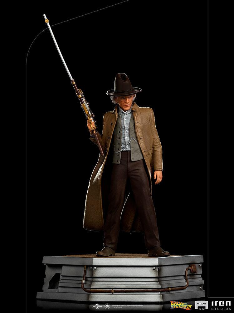 IRO29492 Back to the Future 3 - Doc Brown 1:10 Scale Statue - Iron Studios - Titan Pop Culture