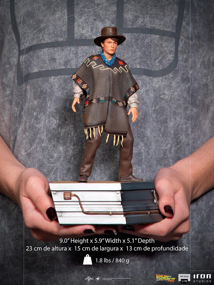 IRO29508 Back to the Future 3 - Marty McFly 1:10 Scale Statue - Iron Studios - Titan Pop Culture