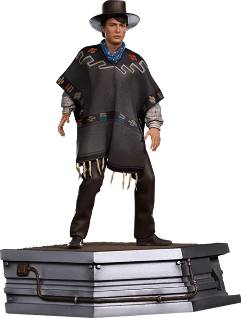 IRO29508 Back to the Future 3 - Marty McFly 1:10 Scale Statue - Iron Studios - Titan Pop Culture