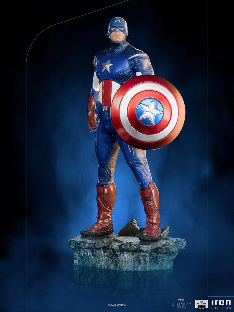 IRO29638 Marvel Infinity Saga - Captain America 1:10 Scale Statue - Iron Studios - Titan Pop Culture