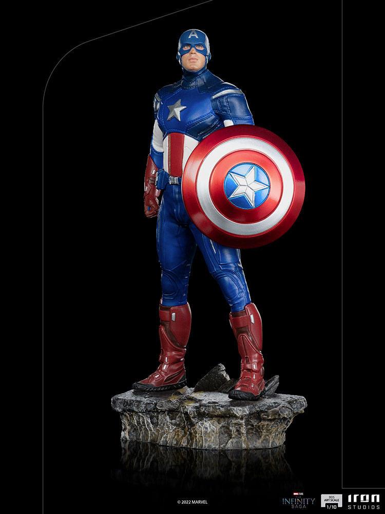 IRO29638 Marvel Infinity Saga - Captain America 1:10 Scale Statue - Iron Studios - Titan Pop Culture