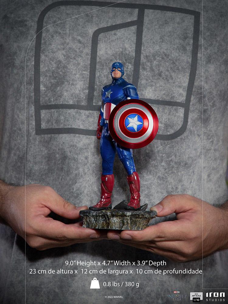 IRO29638 Marvel Infinity Saga - Captain America 1:10 Scale Statue - Iron Studios - Titan Pop Culture