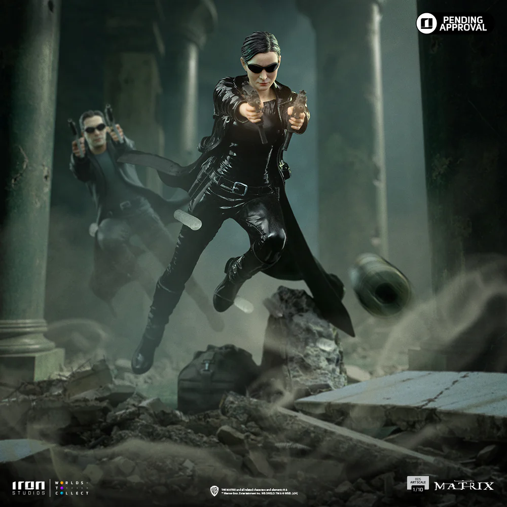The Matrix - Trinity 1:10 Scale Statue