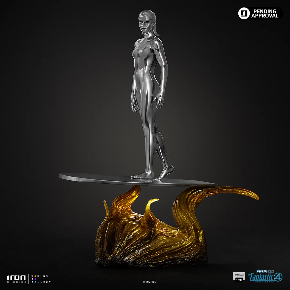The Fantastic Four: Primeros pasos – Estatua de Silver Surfer a escala 1:10
