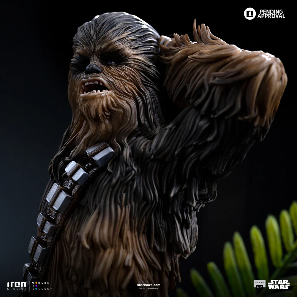 Star Wars - Chewbacca & Tokkat 1:10 Scale Statue