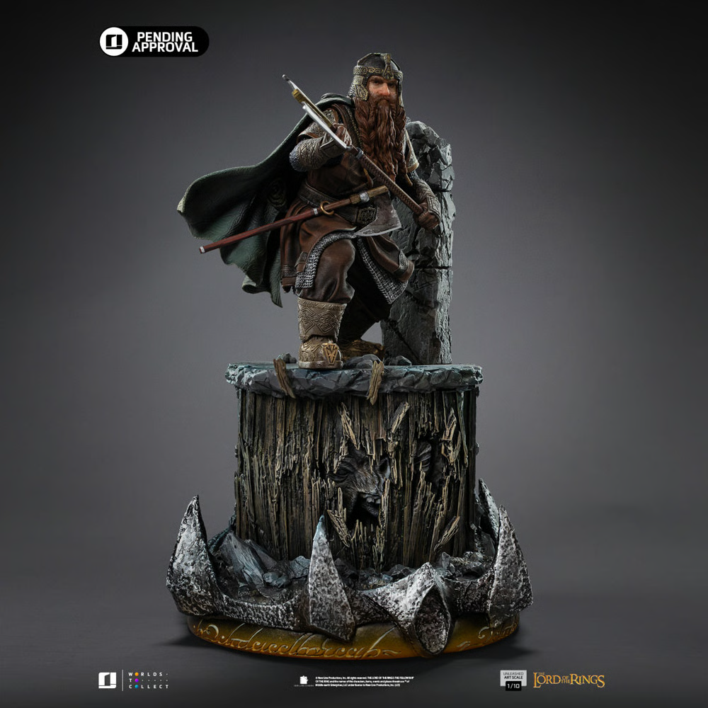 El Señor de los Anillos - Estatua de Gimli Desatado