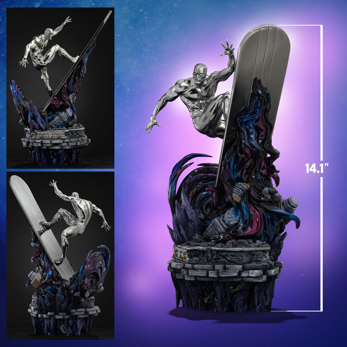 Silver Surfer – Infinity Gauntlet Diorama BDS Art Scale 1:10 Statue