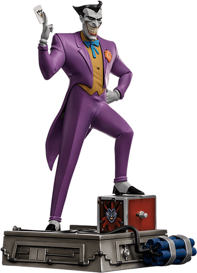 IRO50102 Batman: The Animated Series - Joker 1:10 Scale Statue - Iron Studios - Titan Pop Culture