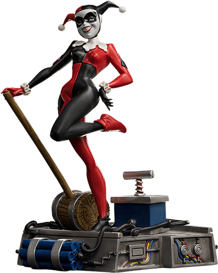 IRO50119 Batman: The Animated Series - Harley Quinn 1:10 Scale Statue - Iron Studios - Titan Pop Culture