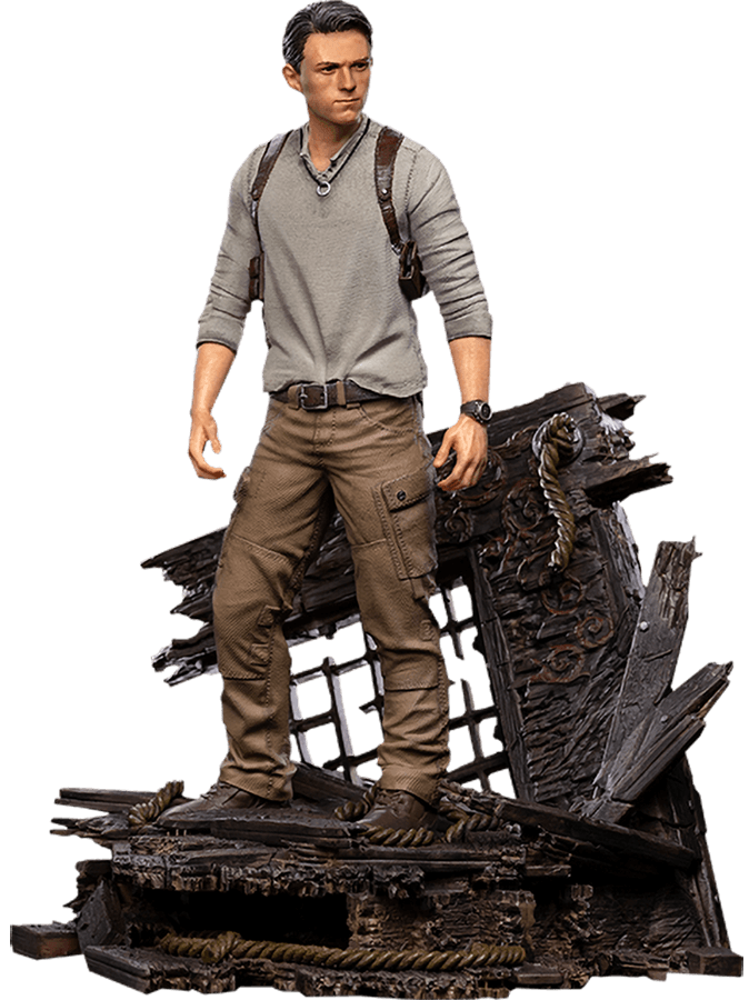 IRO50201 Uncharted - Nathan Drake Deluxe 1:10 Scale Statue - Iron Studios - Titan Pop Culture