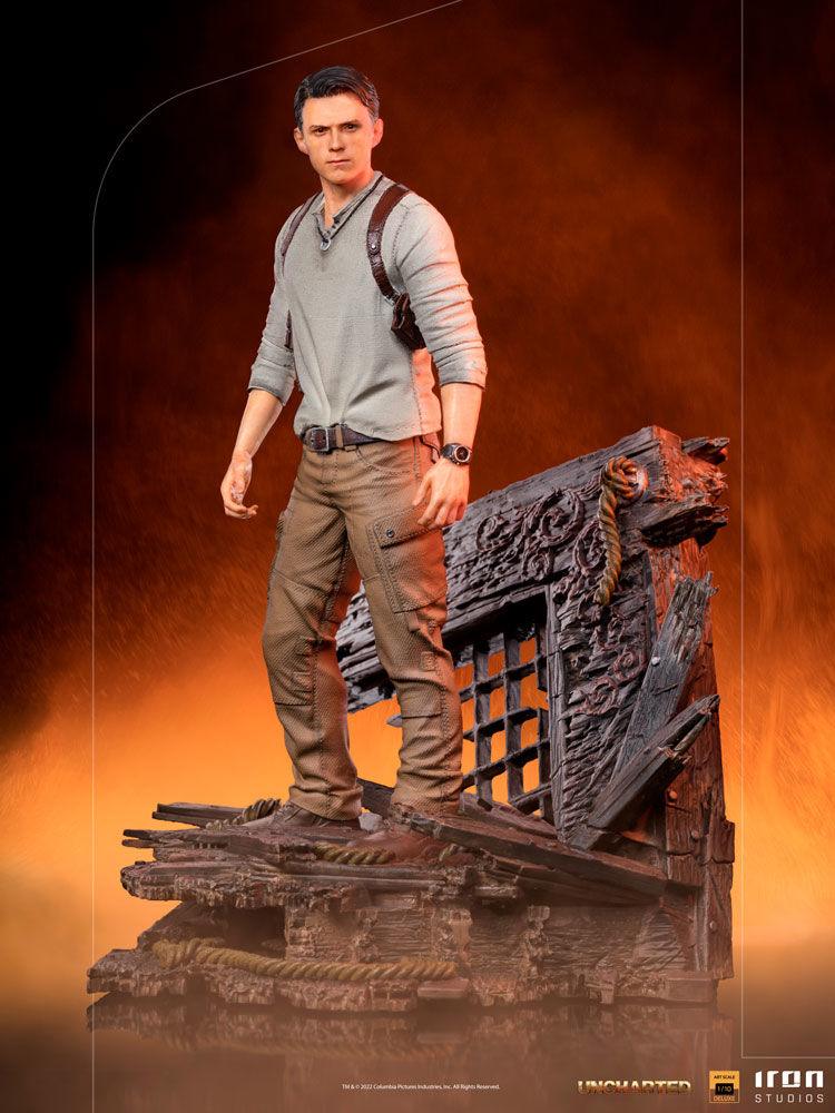 IRO50201 Uncharted - Nathan Drake Deluxe 1:10 Scale Statue - Iron Studios - Titan Pop Culture