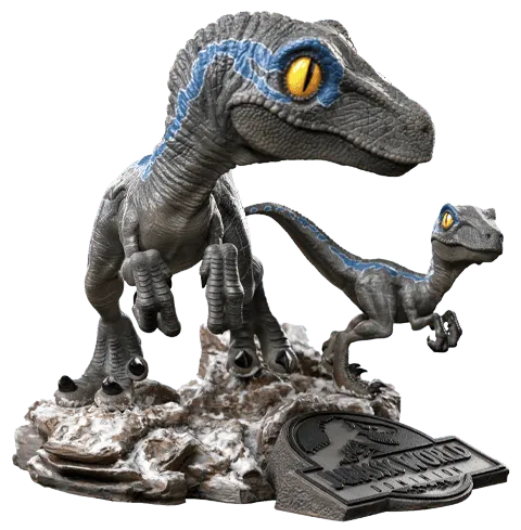 IRO51031 Jurassic World 3: Dominion - Blue & Beta Minico Vinyl Figure - Iron Studios - Titan Pop Culture