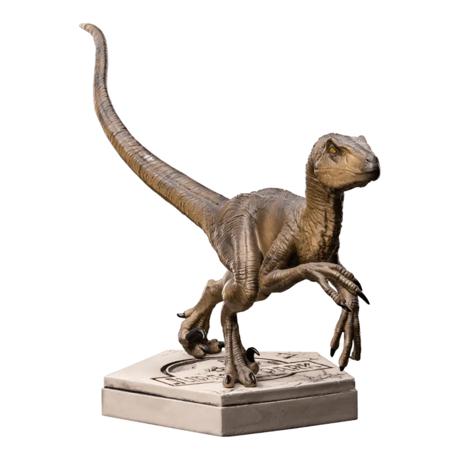 IRO52021 Jurassic Park - Velociraptor B Icons Statue - Iron Studios - Titan Pop Culture