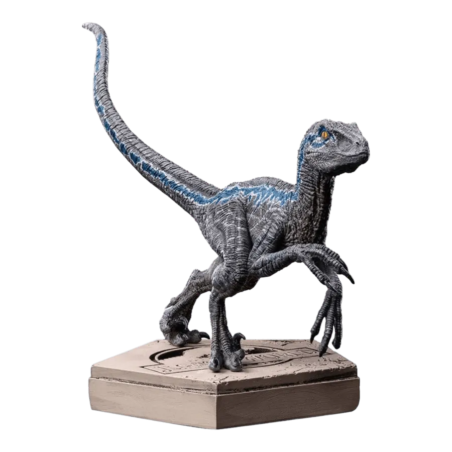 IRO52045 Jurassic World - Velociraptor Blue Icons - Iron Studios - Titan Pop Culture