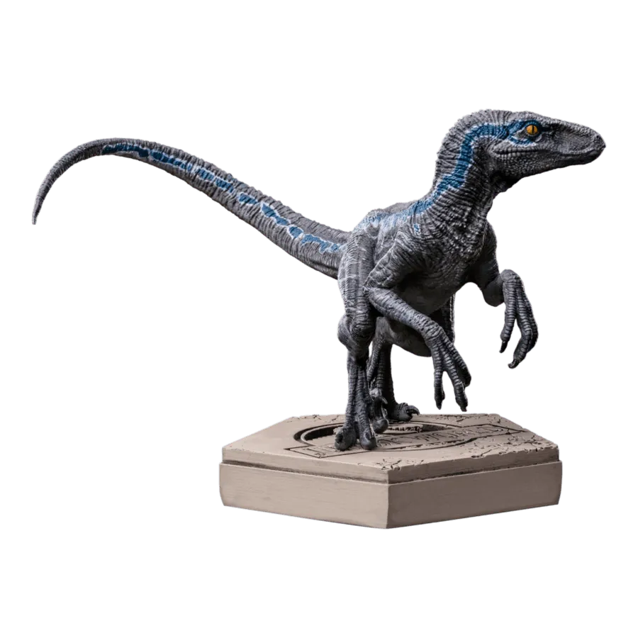 IRO52052 Jurassic World - Velociraptor B Blue Statue - Iron Studios - Titan Pop Culture