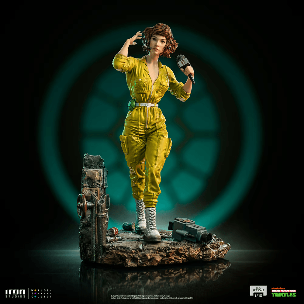 IRO52120 Teenage Mutant Ninja Turtles (tv 1987) - April O'Neil 1:10 Scale Statue - Iron Studios - Titan Pop Culture