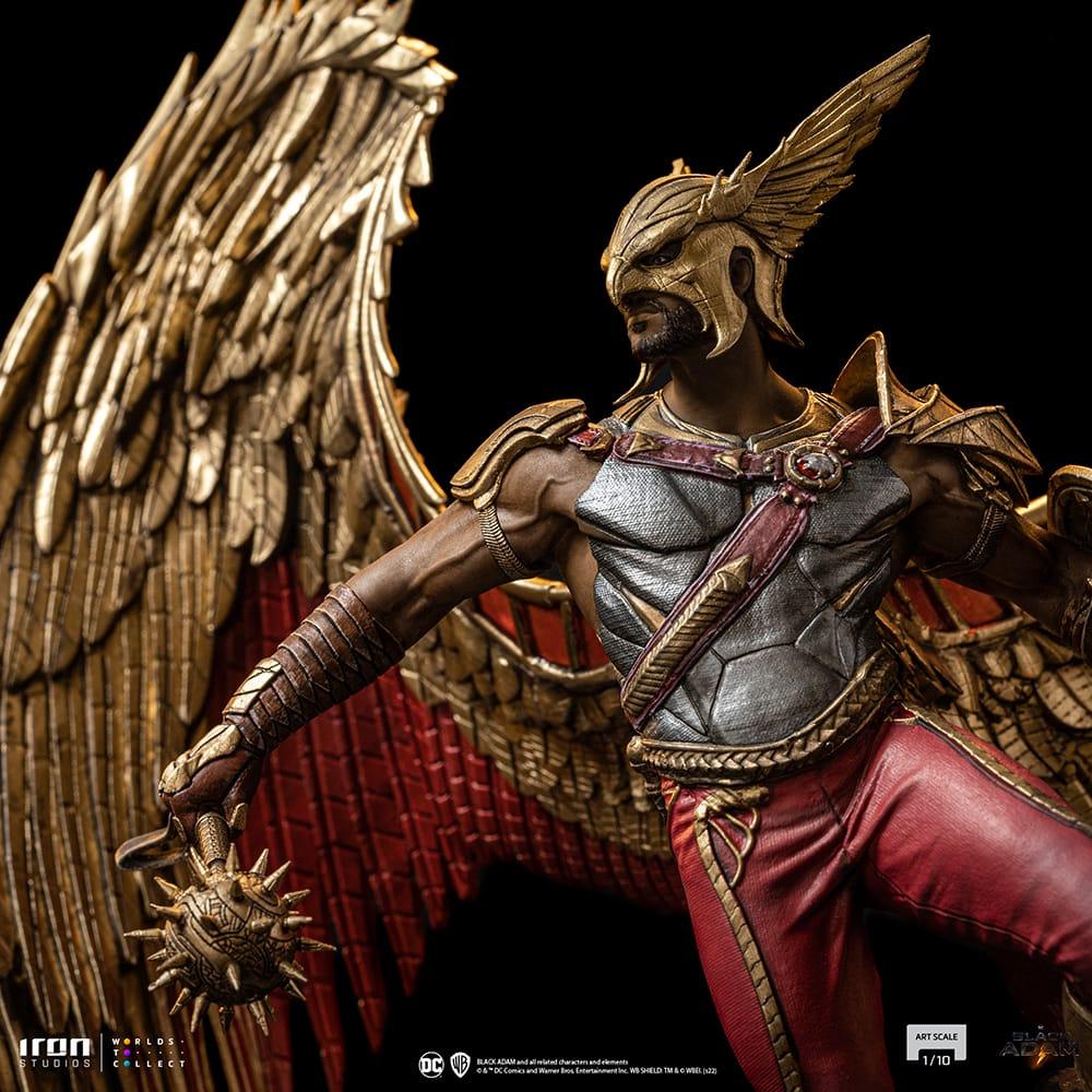 IRO52434 Black Adam - Hawkman 1:10 Scale Statue - Iron Studios - Titan Pop Culture