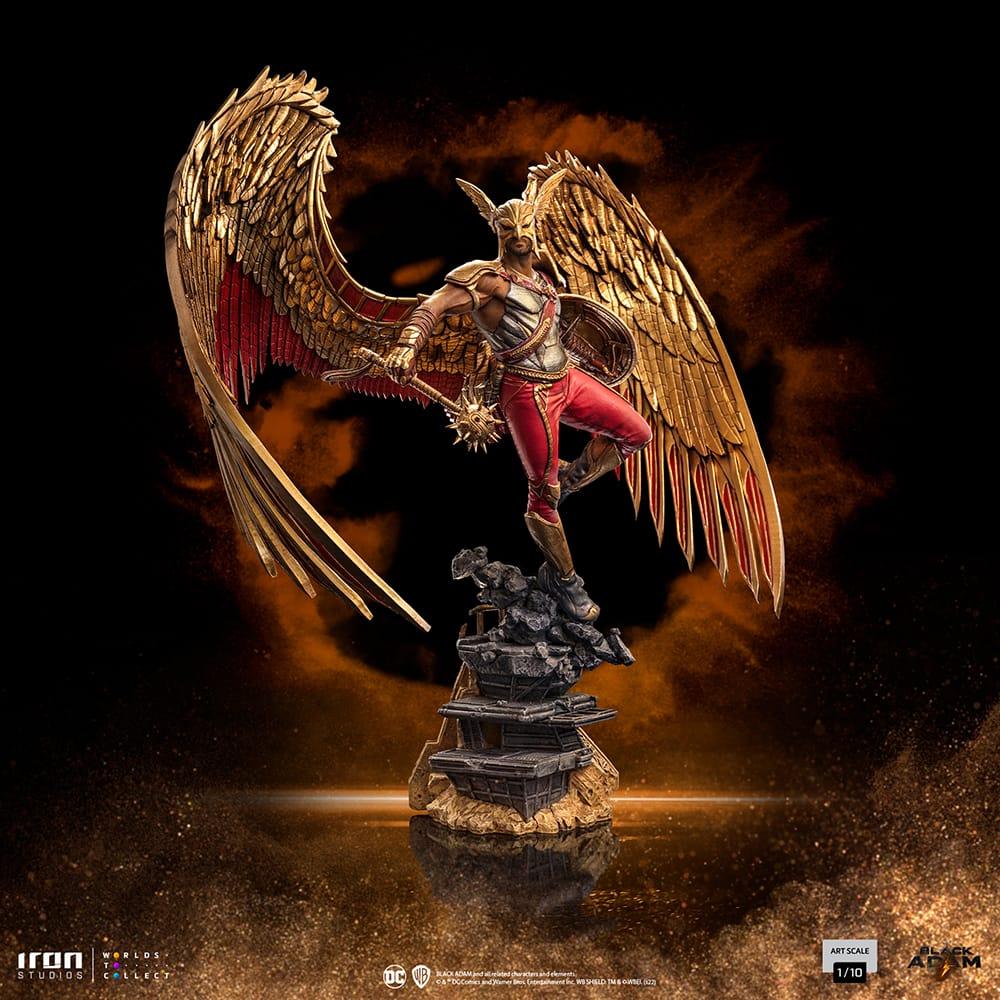 IRO52434 Black Adam - Hawkman 1:10 Scale Statue - Iron Studios - Titan Pop Culture