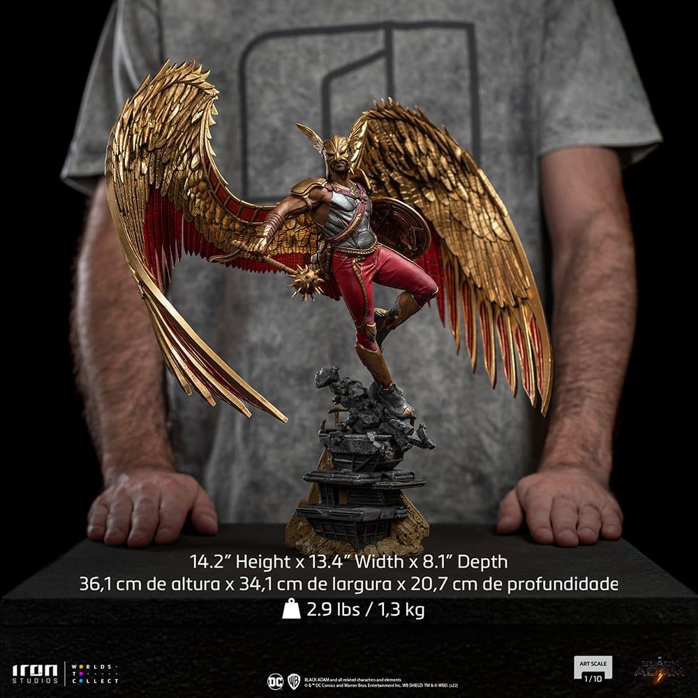 IRO52434 Black Adam - Hawkman 1:10 Scale Statue - Iron Studios - Titan Pop Culture