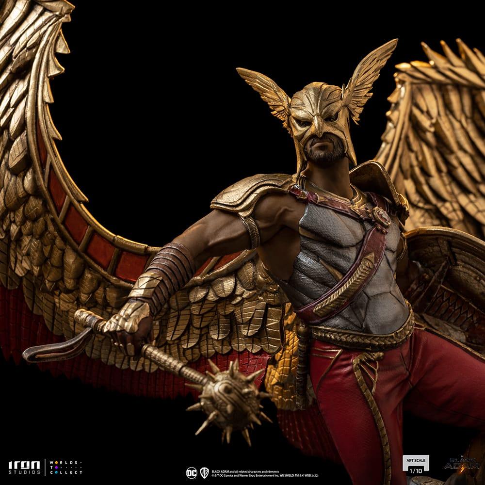 IRO52434 Black Adam - Hawkman 1:10 Scale Statue - Iron Studios - Titan Pop Culture