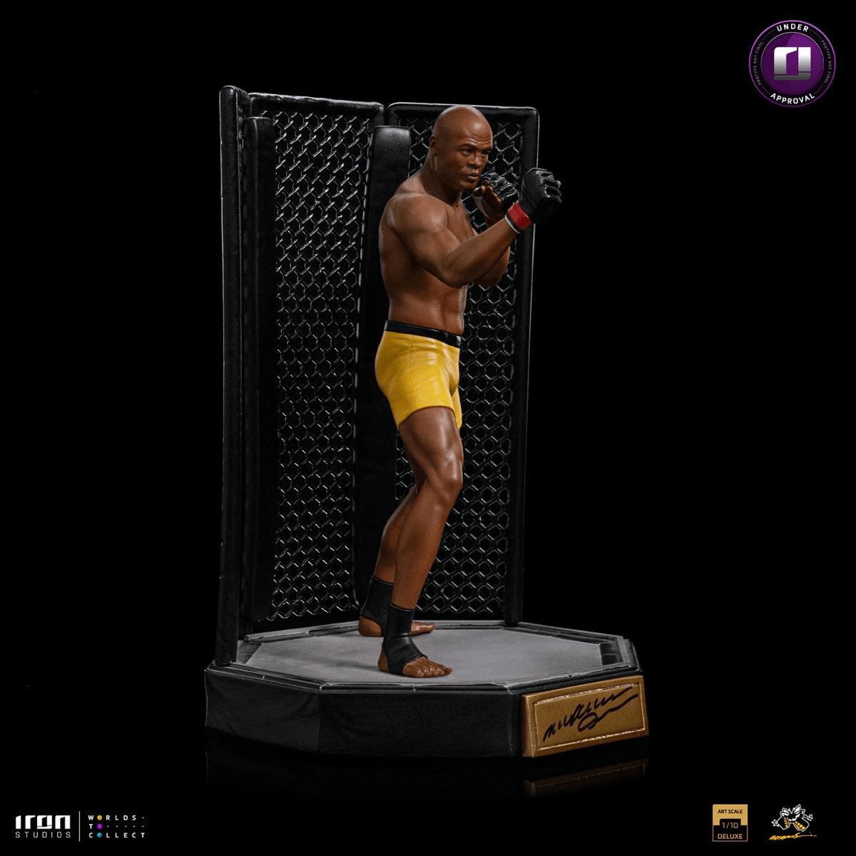 IRO52670 UFC - Anderson "Spider" Silva (Signed Version) Deluxe Art Scale 1:10 Scale Statue - Iron Studios - Titan Pop Culture