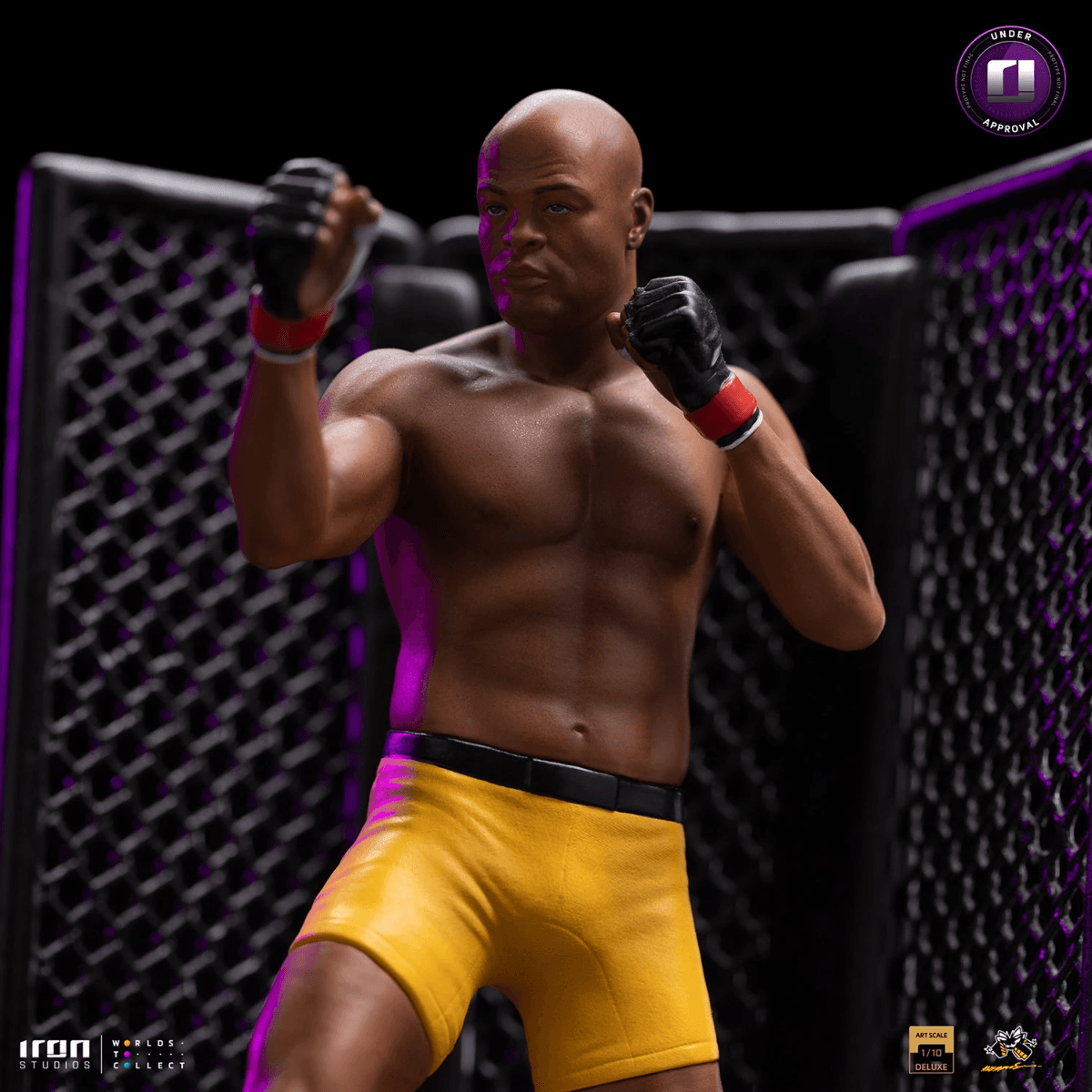 IRO52670 UFC - Anderson "Spider" Silva (Signed Version) Deluxe Art Scale 1:10 Scale Statue - Iron Studios - Titan Pop Culture