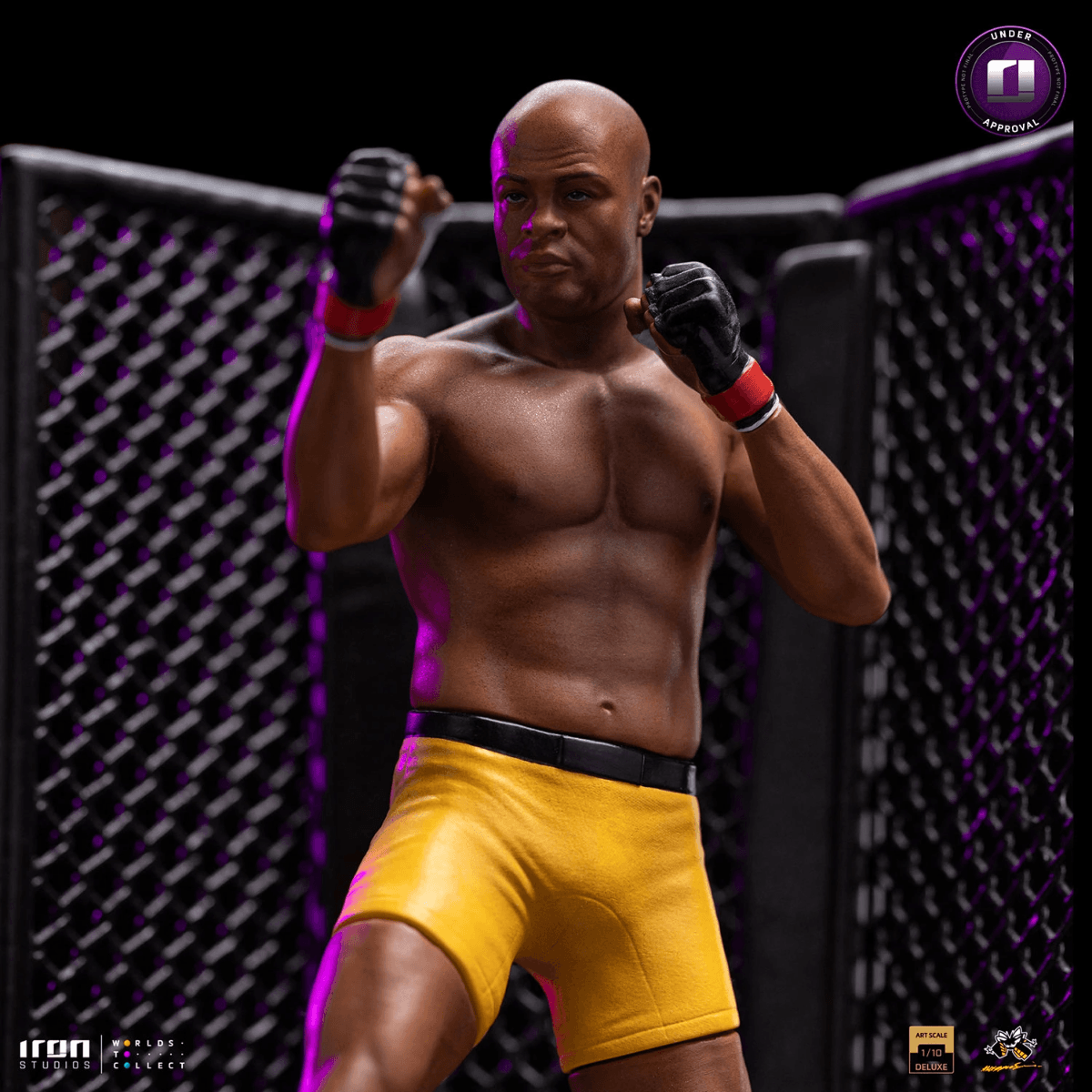 IRO52670 UFC - Anderson "Spider" Silva (Signed Version) Deluxe Art Scale 1:10 Scale Statue - Iron Studios - Titan Pop Culture