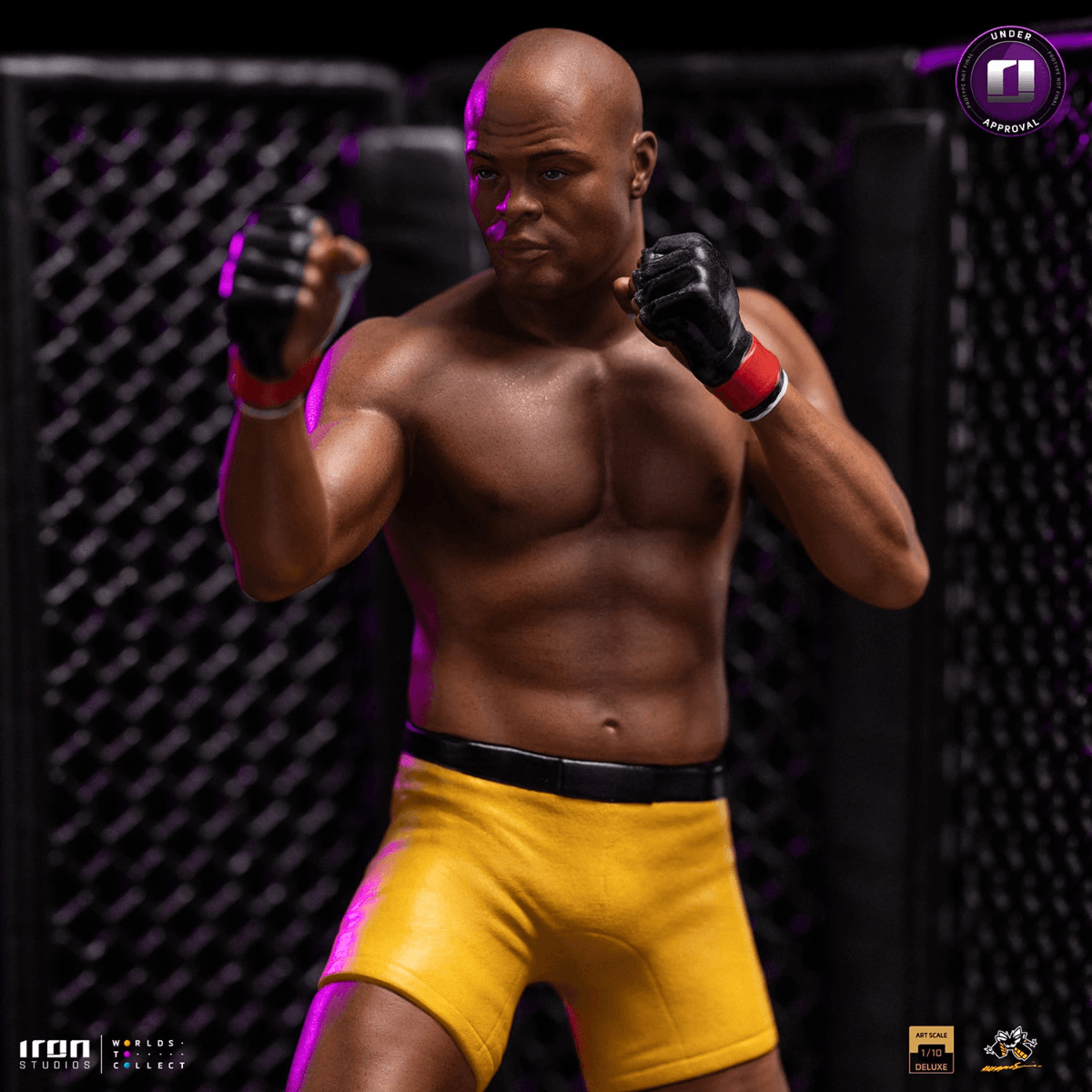 IRO52670 UFC - Anderson "Spider" Silva (Signed Version) Deluxe Art Scale 1:10 Scale Statue - Iron Studios - Titan Pop Culture