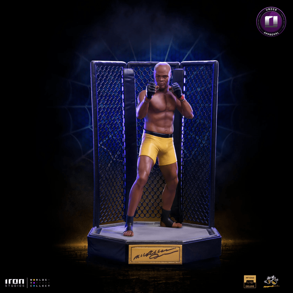 IRO52670 UFC - Anderson "Spider" Silva (Signed Version) Deluxe Art Scale 1:10 Scale Statue - Iron Studios - Titan Pop Culture