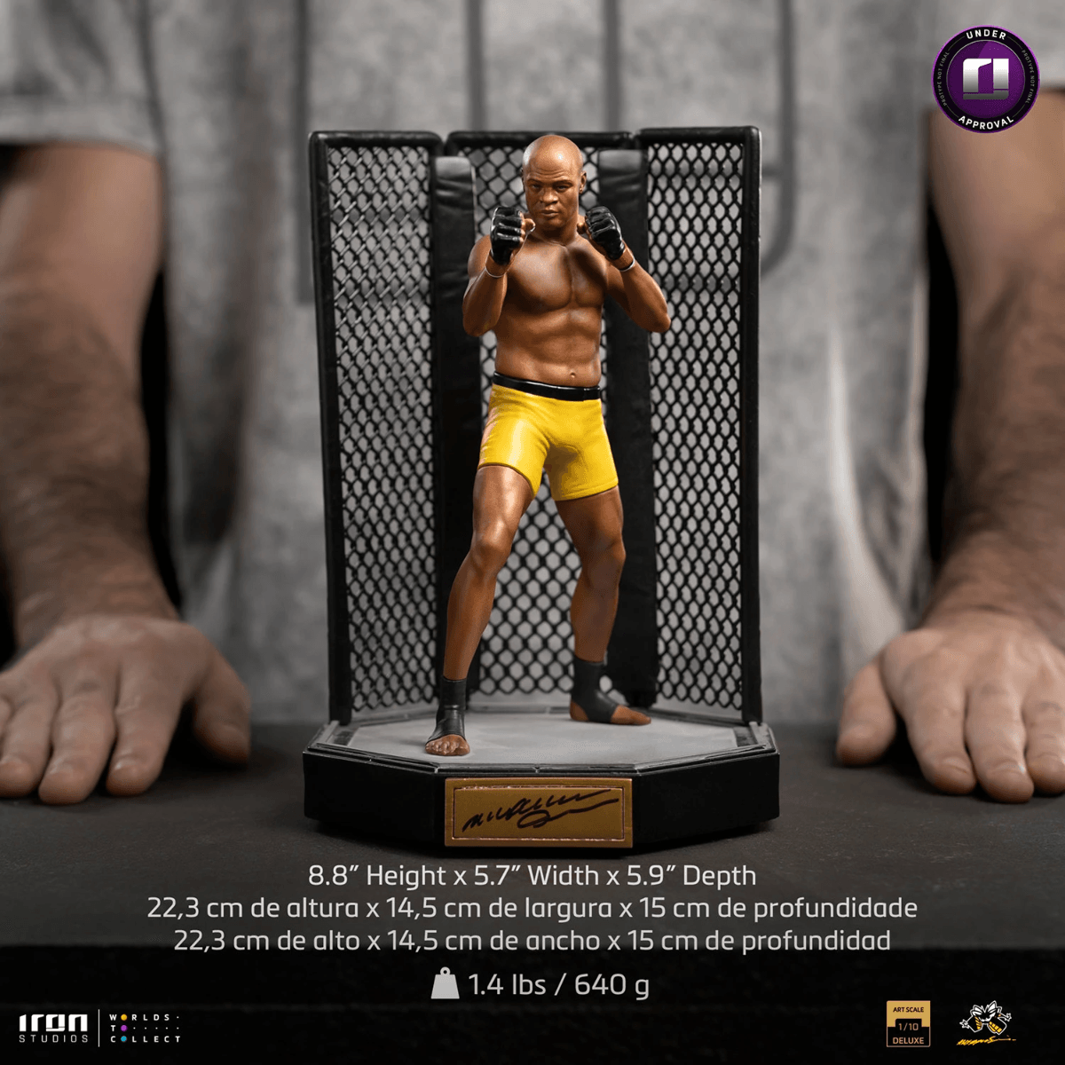 IRO52670 UFC - Anderson "Spider" Silva (Signed Version) Deluxe Art Scale 1:10 Scale Statue - Iron Studios - Titan Pop Culture