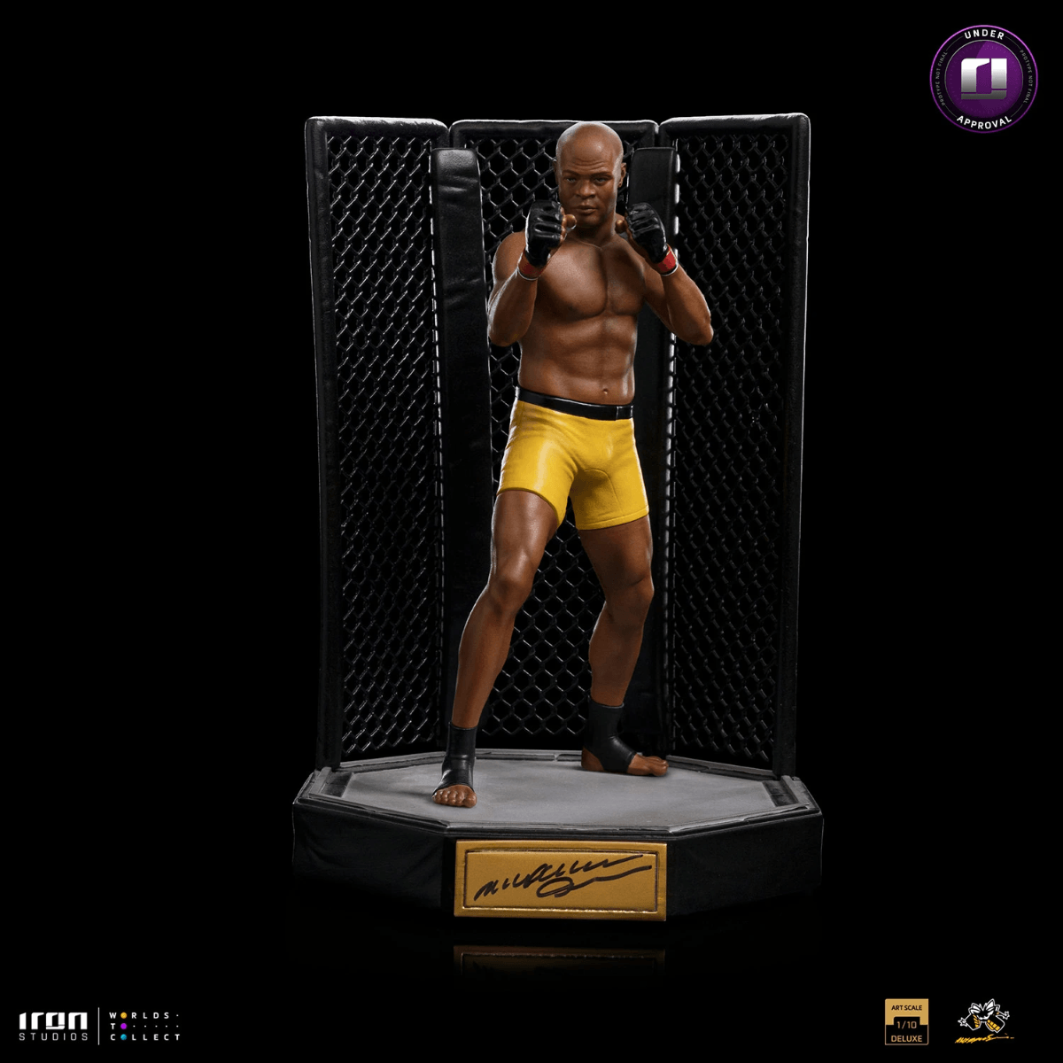 IRO52670 UFC - Anderson "Spider" Silva (Signed Version) Deluxe Art Scale 1:10 Scale Statue - Iron Studios - Titan Pop Culture