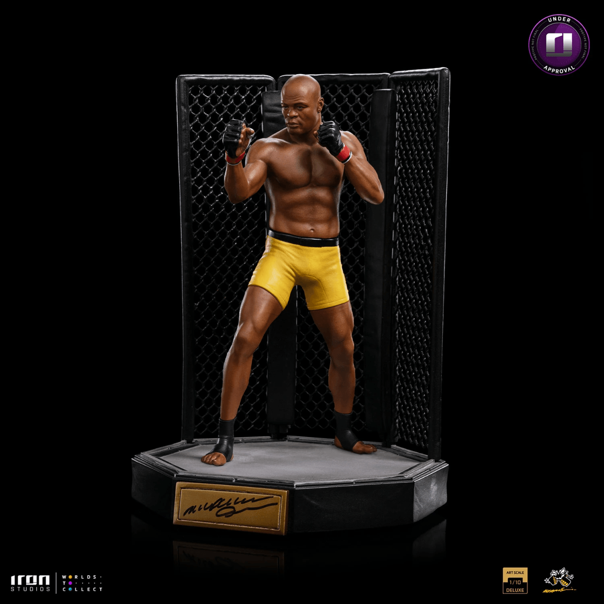 IRO52670 UFC - Anderson "Spider" Silva (Signed Version) Deluxe Art Scale 1:10 Scale Statue - Iron Studios - Titan Pop Culture