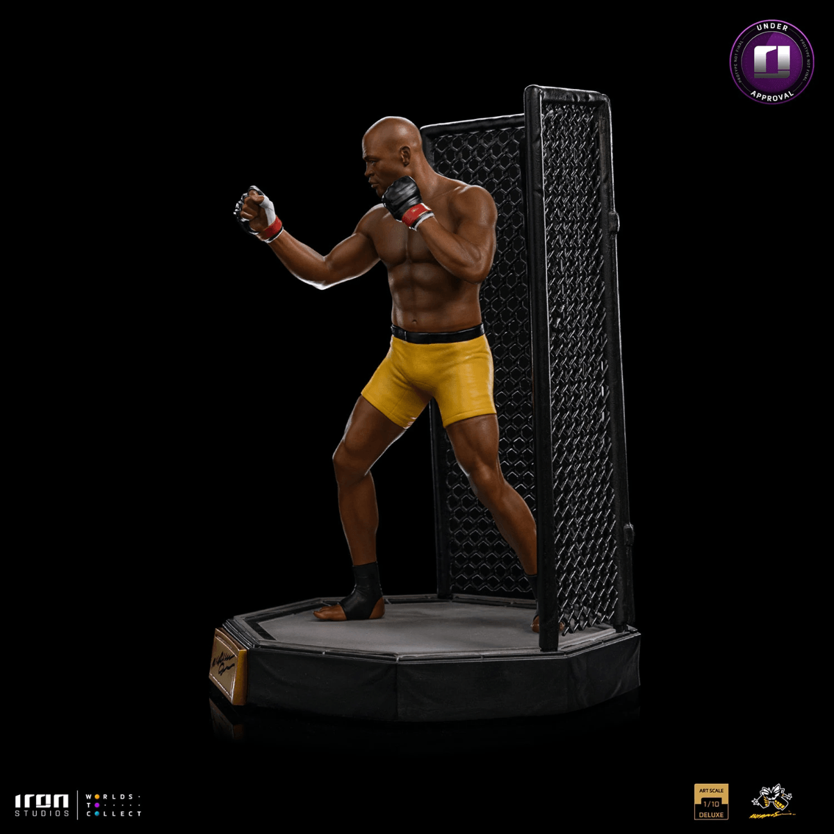 IRO52670 UFC - Anderson "Spider" Silva (Signed Version) Deluxe Art Scale 1:10 Scale Statue - Iron Studios - Titan Pop Culture