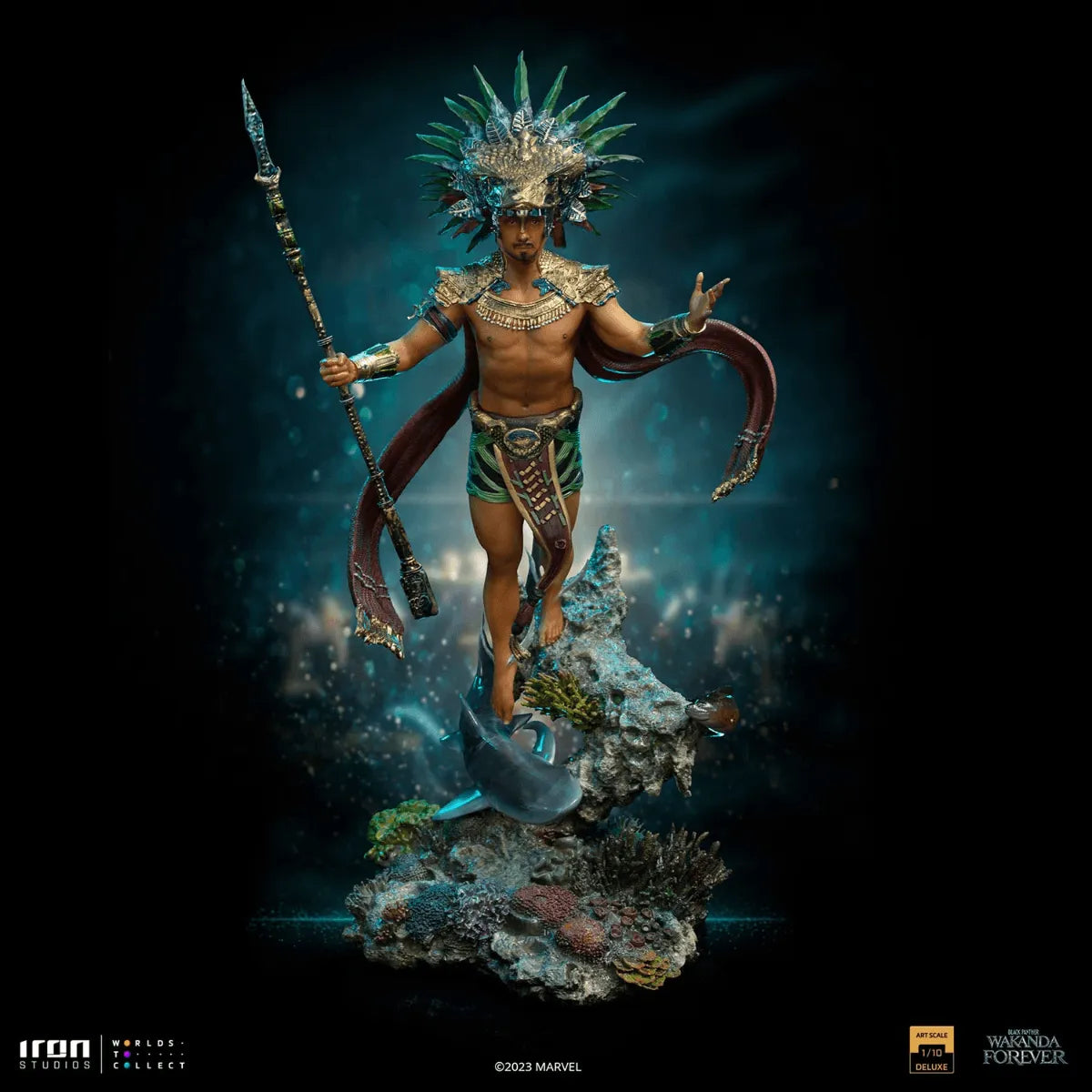 IRO53318 Black Panther 2: Wakanda Forever - King Namor Deluxe 1:10 Scale Statue - Iron Studios - Titan Pop Culture