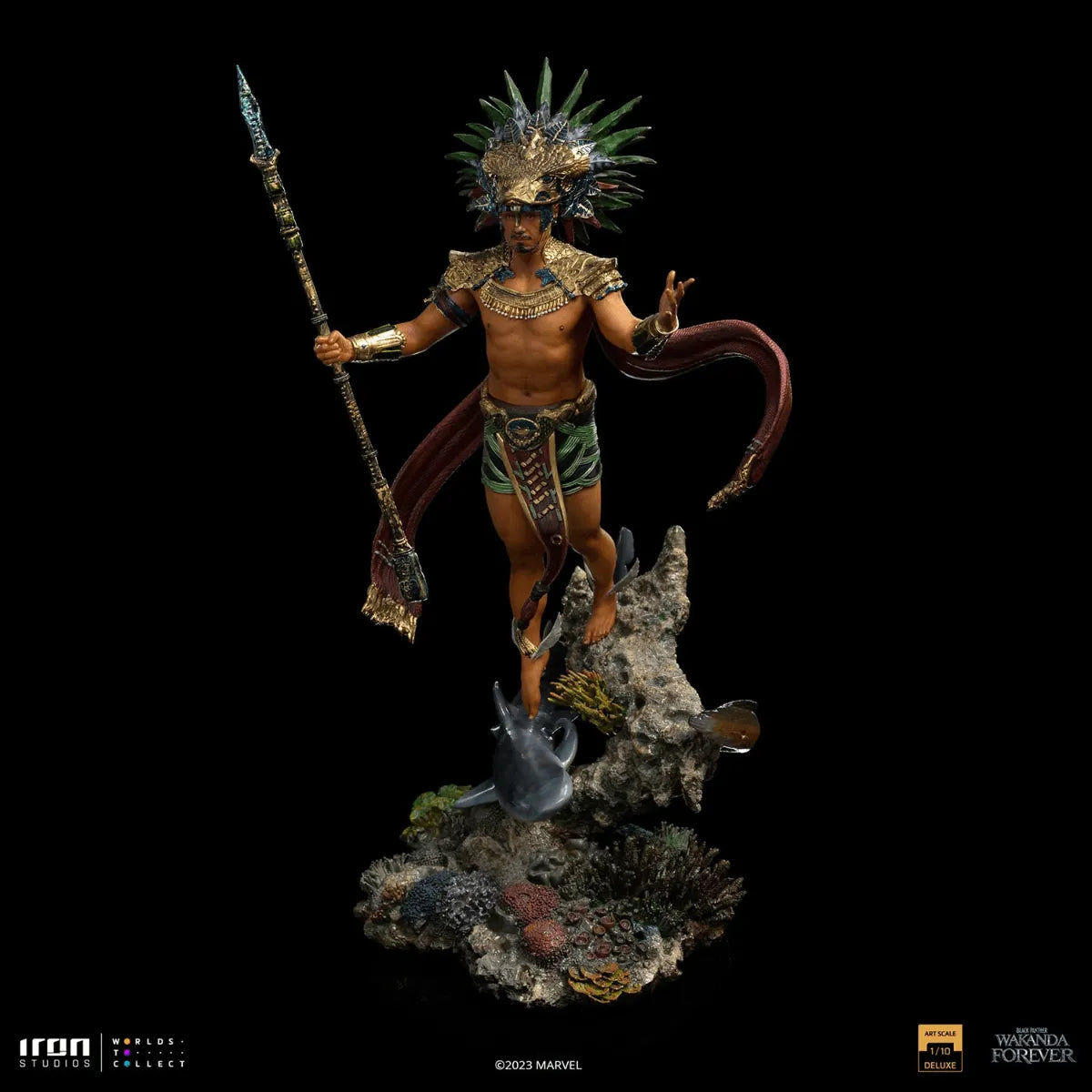 IRO53318 Black Panther 2: Wakanda Forever - King Namor Deluxe 1:10 Scale Statue - Iron Studios - Titan Pop Culture