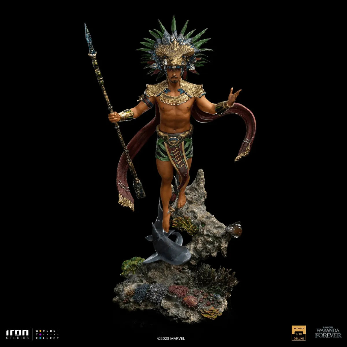 IRO53318 Black Panther 2: Wakanda Forever - King Namor Deluxe 1:10 Scale Statue - Iron Studios - Titan Pop Culture