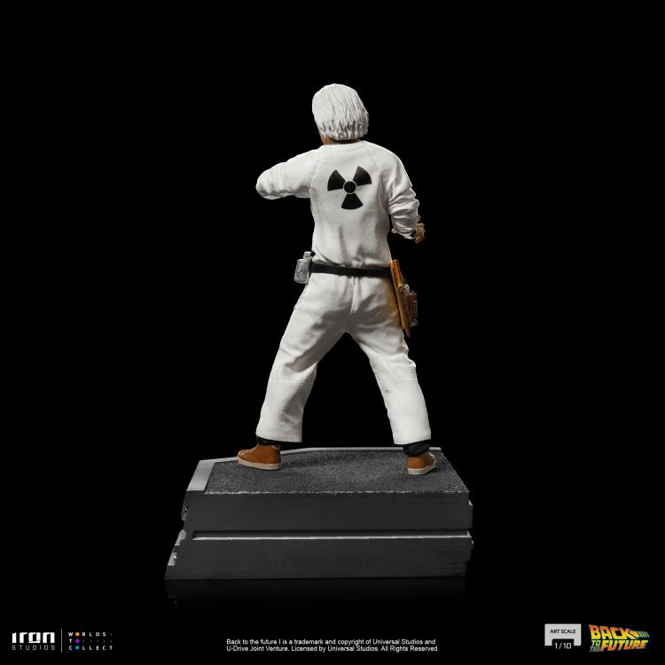 IRO53325 Back To The Future - Doc Brown 1:10 Statue [Version 2] - Iron Studios - Titan Pop Culture