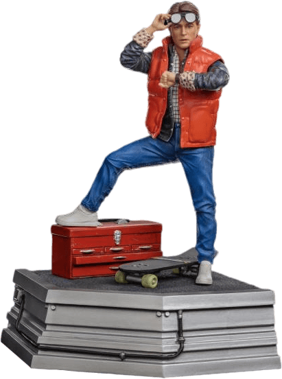 IRO53332 Back To The Future - Marty Mcfly 1:10 Statue [Version 2] - Iron Studios - Titan Pop Culture