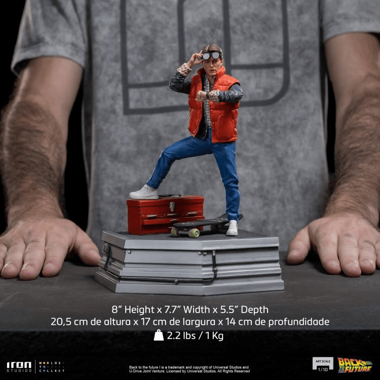 IRO53332 Back To The Future - Marty Mcfly 1:10 Statue [Version 2] - Iron Studios - Titan Pop Culture