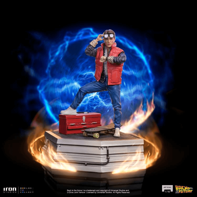 IRO53332 Back To The Future - Marty Mcfly 1:10 Statue [Version 2] - Iron Studios - Titan Pop Culture