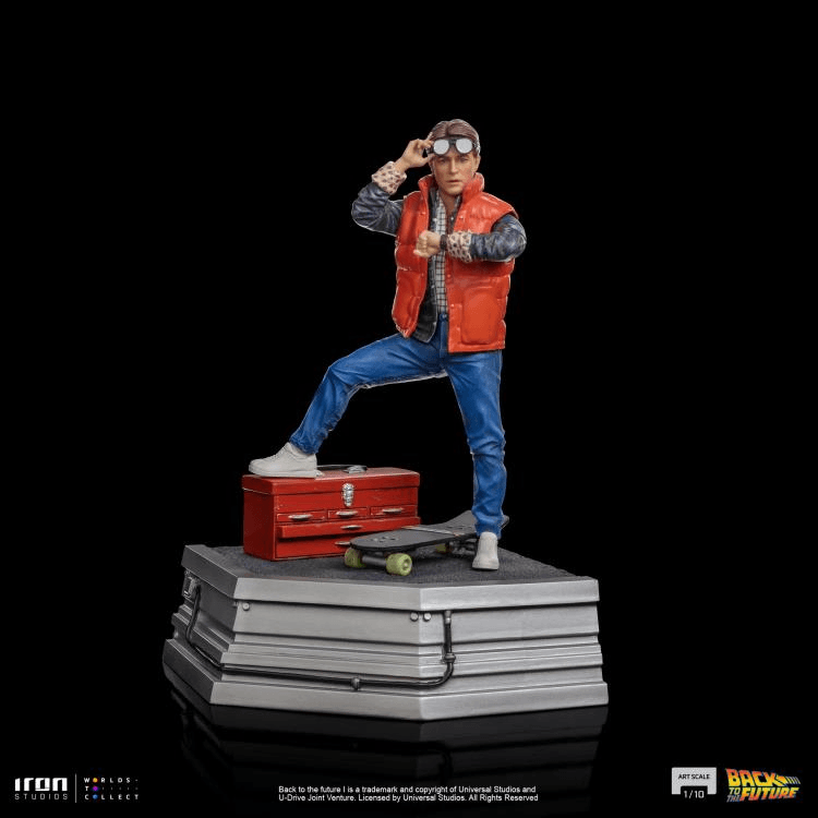 IRO53332 Back To The Future - Marty Mcfly 1:10 Statue [Version 2] - Iron Studios - Titan Pop Culture