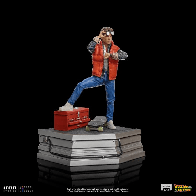 IRO53332 Back To The Future - Marty Mcfly 1:10 Statue [Version 2] - Iron Studios - Titan Pop Culture