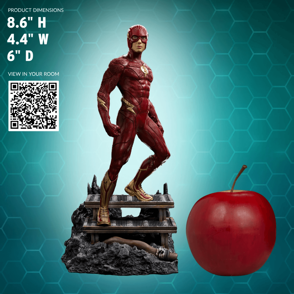 IRO53493 The Flash (2023) - Flash 1:10 Scale Statue - Iron Studios - Titan Pop Culture
